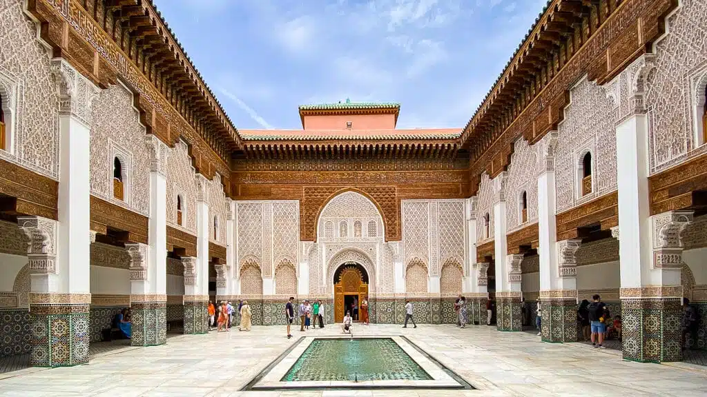 Ben Youssef Madrasa Tilework